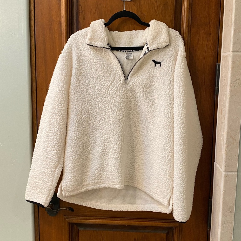 Pink Sherpa zip jacket PERFECT CONDITION